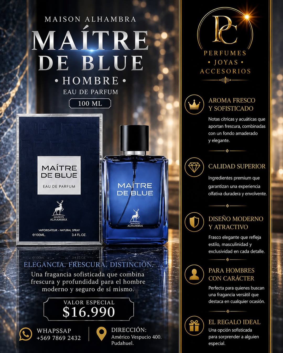 Maison Alhambra · Maître de Blue EDP 100 ml