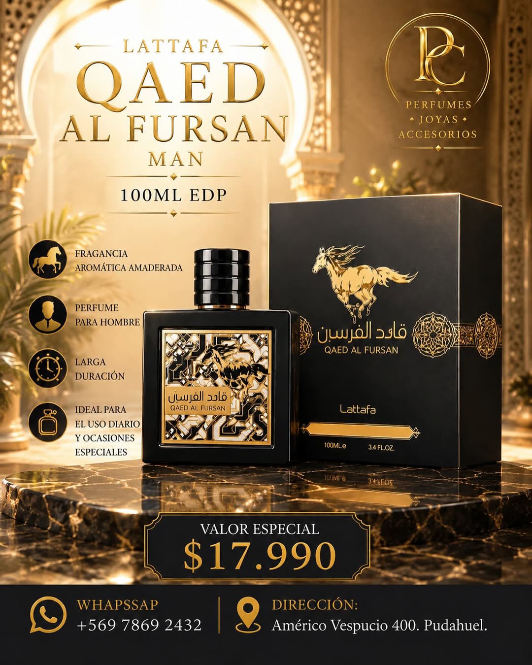 Lattafa · Qaed Al Fursan EDP 100 ml